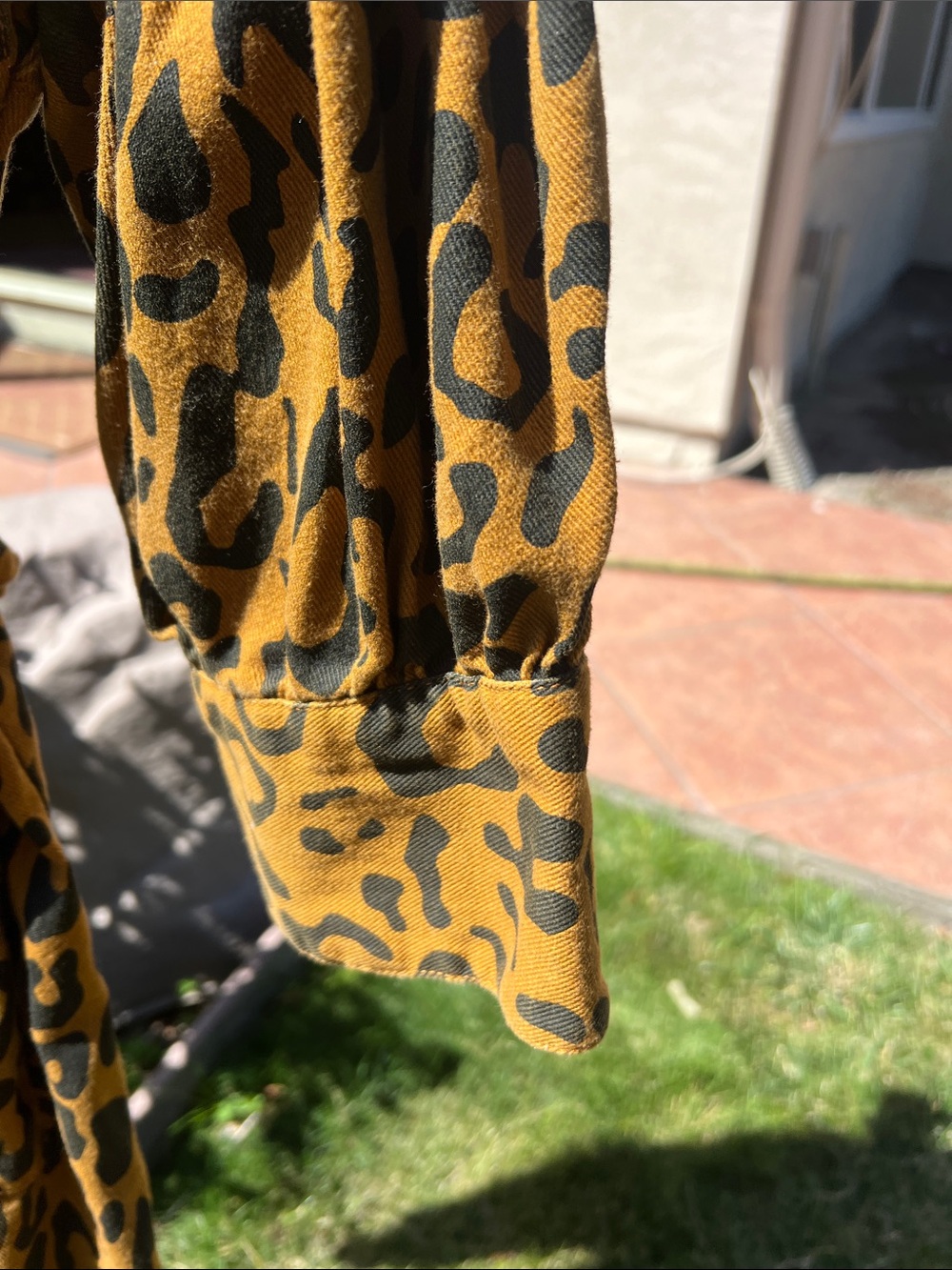 Future Collective Leopard Print Button-Front Shirt Dress - Picture 5 of 14